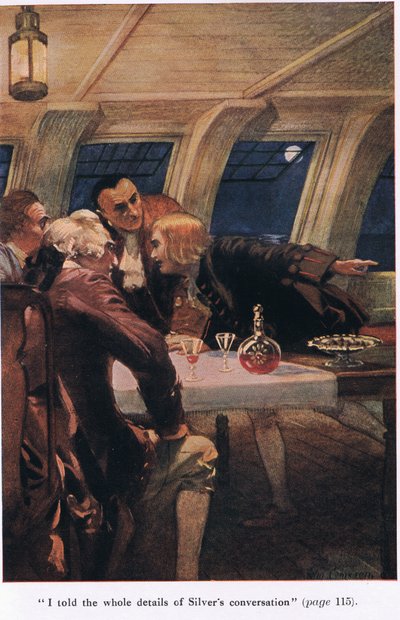 Ho raccontato loro della conversazione di Silver, illustrazione da 